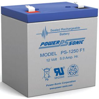 Power Sonic 12V 5AH Replacement Battery for APC BackUPS Office 350
