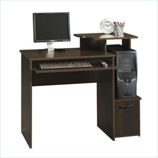 Sauder Office Beginnings Wood Cinnamon Cherry Computer Desk