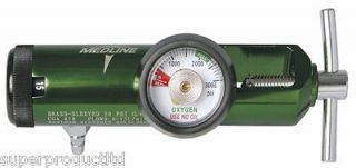 MEDLINE Oxygen Tank Cylinder Regulator 0 15 LPM laser etched medical 