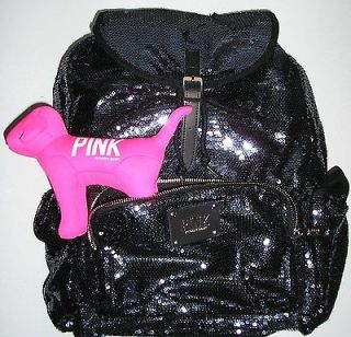 VICTORIAS SECRET PINK 2012 SEQUIN BLING BACKPACK ,TOTE IN STOCK 