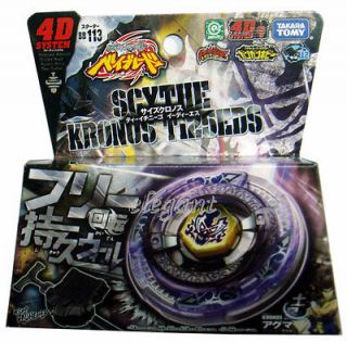   TOMY Metal Fight Fusion Beyblade Scythe Kronos T125EDS BB113 4D System