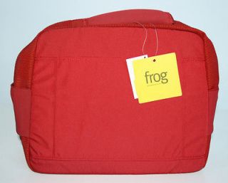 Frog Travel Tote in Bright Red Colorway by Mandarina Duck of Italy NEW