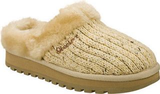 NEW SKECHERS POSTAGE BEIGE NATURAL SWEATER KNIT CLOGS SLIPPERS