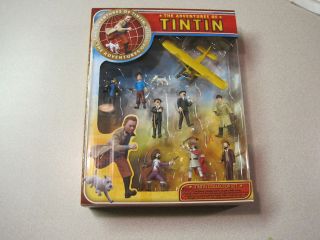 Adventures of TINTIN Collector Set, 10 Figures, In USA, **Lowest 