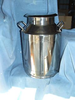 Stainless Steel 30 Liter (7.92 Gallon) Milk Cream Can Tradintional 