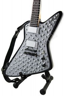Miniature Guitar James Hetfield JH2 ESP Explorer Metallica & Strap