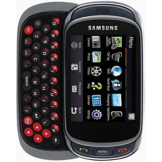 New Samsung SGH Gravity T669 3G GPS Qwerty Unlocked Cell Phone Black