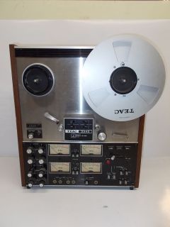 Vintage Teac 3340 Reel to Reel Tape Recorder Deck Stereo 4 Channel 