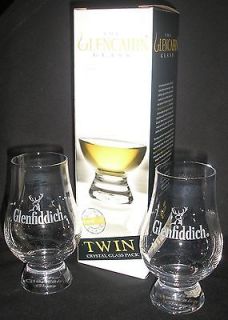 GLENFIDDICH TWIN PACK GLENCAIRN SCOTCH MALT WHISKY TASTING GLASSES