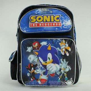 SEGA Sonic the Hedgehog Space 16 Large Backpack   Boys School Book 