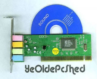 NEW CMI8738 3D PCI LOW PROFILE Sound Card & CD 95/98,98se/NT/2000/XP 