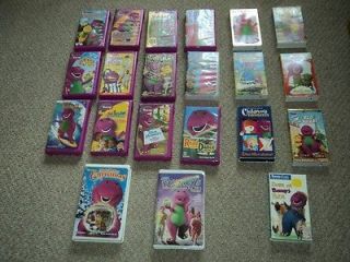 Lot of Time Life Barney vhs and other old Barney vhs A LOT 21 VIDEOS 
