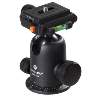 VANGUARD SBH 100 Tripod Ball Head   2 Quick Release Plates   10kg Load 