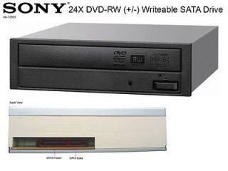 SONY Black 24x DVD RW (+/ ) Writer Dual Layer SATA Drive AD 7280S w 