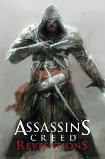 ASSASSINS CREED REVELATIONS POSTER 60x90cm assassins Ezio Auditore 