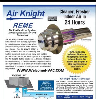 Air Knight Reme UV C Lights Bacteria & Mold Lights byCarrier