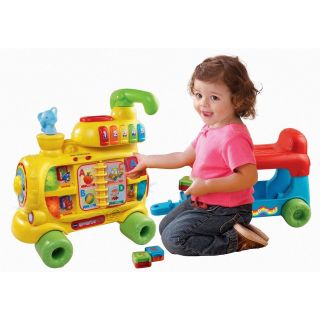 Vtech Sit to Stand Alphabet Train riding walker learning toy