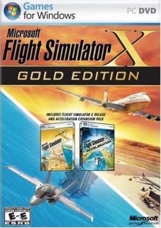   FLIGHT SIMULATOR X GOLD EDITION   PC GAME   NEW & FACTORY SEALED