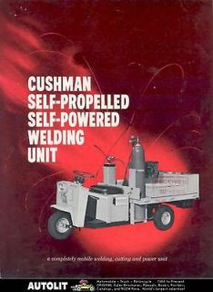 1965 Cushman Mobil Welder Motor Scooter Brochure