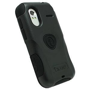   HTC Amaze 4G Trident Aegis Silicone Oem Case Screen Protector Black