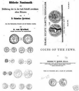   55 books on coins of Jews Bible Holy Land Palestine Judea Jerusalem