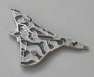 Vulcan Bomber RAF Aeroplane Enamel Pin Badge