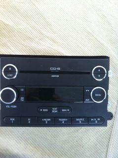 2006 2009 Ford Fusion/Mercury Milan AM/FM radio/stereo MP3 and 6 Disc 