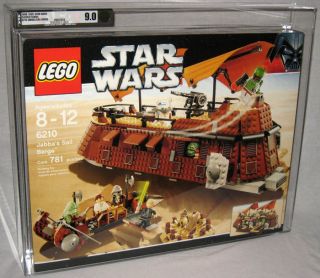 2006 LEGO STAR WARS #6210 JABBAS SAIL BARGE MISB GRADED AFA 9.0