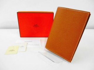   HERMES Couverture GM Agenda Cover Veau Epsom Diary Note Cover With Box