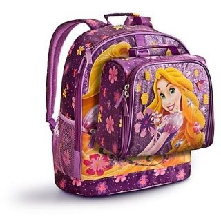 NEW  TANGLED RAPUNZEL BACKPACK LUNCH BOX TOTE 2 PIECE 