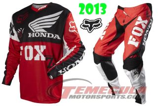 2013 FOX Racing 360 HONDA MX Motocross Jersey & Pant Gear Combo ADULT 