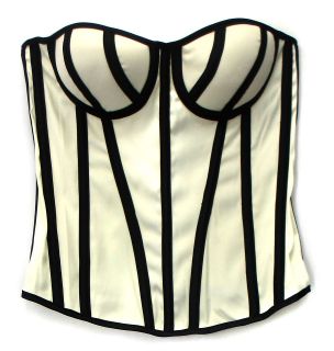 plus size white corset in Corsets & Bustiers