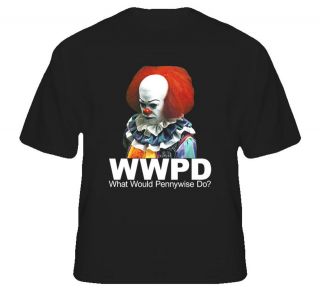 Stephen King Horror Classic   IT Movie What Would Pennywise Do T Shirt