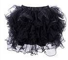 Rave Dancer Wear Clubwear Organza Layered Fluffy TUTU Petticoat Mini 