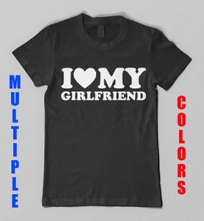   Love My Girlfriend Funny Cool Dating Love Relationship Boyfriend Shirt