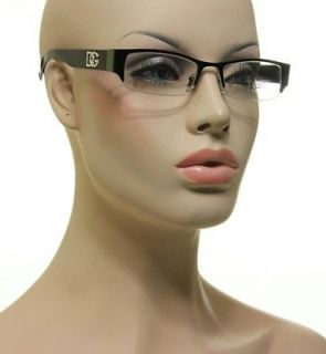 New DG Smart Sexy Look Glasses Clear Lens Gun Metal Black Frame 