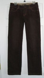 New prAna Corduroy Canyon Pants in Espresso Size 2, 4, 6, 8, 10