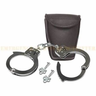 Chrome Plated Steel Locking Handcuffs Hand Cuffs