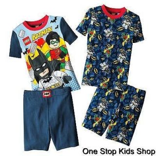 LEGO BATMAN Boys 4 6 8 10 Pjs Set PAJAMAS Shirt SUPER HERO Robin
