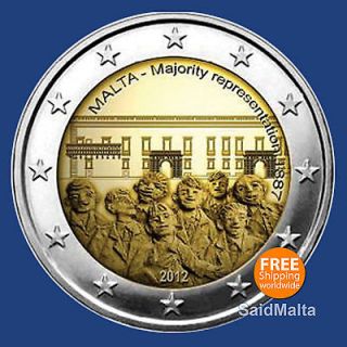 2012 Malta 2 Euro Commemorative Coin Uncirculated