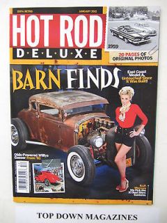 Hot Rod DeLuxe Magazine January 2011 Barn Finds/1959 Original 