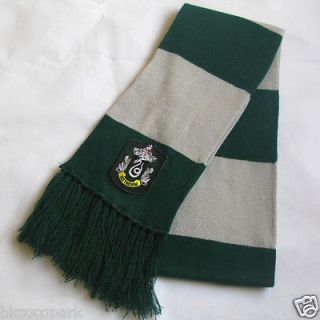 Authentic Harry Potter Slytherin Knit Scarf Green NEW