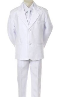 L21 Baby,Toddler, Boy Formal Wedding Baptism Communion Tuxedo Suit 