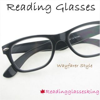   Style Design Reading Glasses in Black Retro Readers +1.5 2.0 2.5 3.0