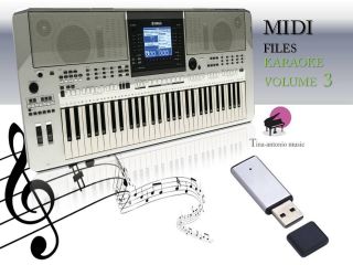MIDI File Karaoke USB stick for PSR S900 Vol 3 NEW