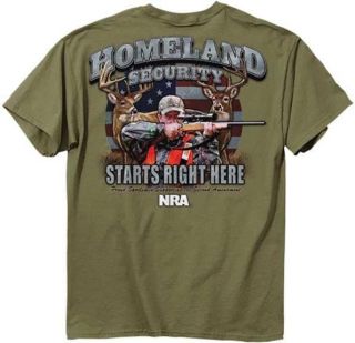 Buck Wear Tee NRA Homeland Security New Licensed Hunting T Shirt M 3XL