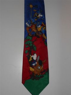   DISNEY MICKEY MOUSE GOOF DON COYOTE BALANCINE MENS TIE NWOT T102
