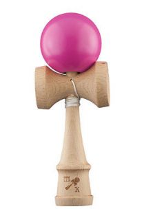 Momma Kendama SOLID Metallic Silver, Includes Extra String