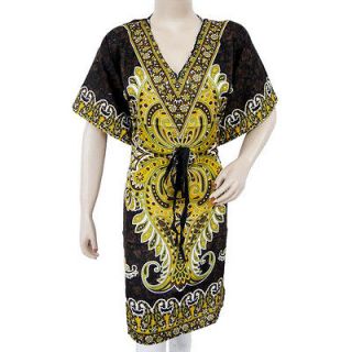   Dashiki Polyester Kaftan Ladies Wear Long Maxi Dress Plus Sz 3X