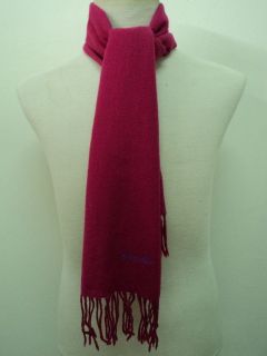 UNITED COLORS OF BENETTON WOOL PINK SCARF SC443